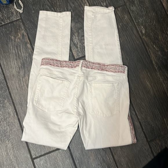 Isabel Marant Cropped Straight White Jeans Size 38/10 - Picture 6 of 6